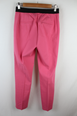 pantalon recto rosa zara