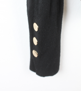 cardigan punto negro zara knit
