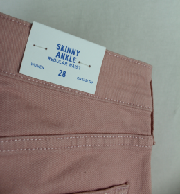 Pantalon  skinny rosa hm
