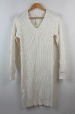 Vestido punto canale mango