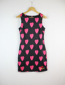 vestido corazones desigual 36
