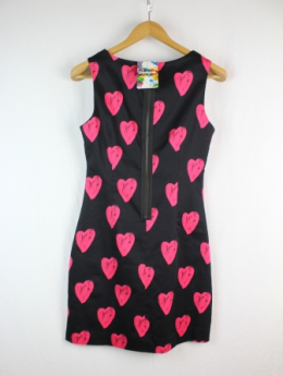 vestido corazones desigual 36