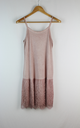 mini vestido con encaje chloescloset m