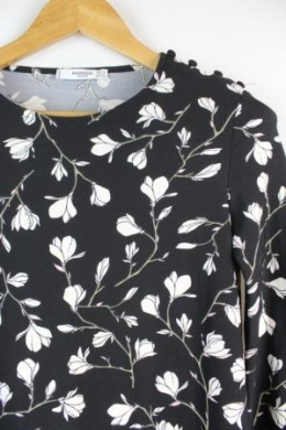 mini vestido floral mango xs