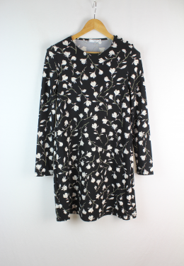 mini vestido floral mango xs