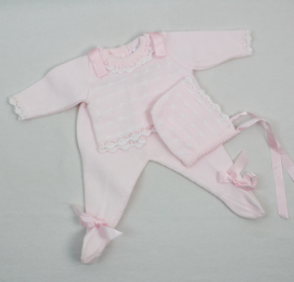 conjunto punto bebe 0m Doña Carmen