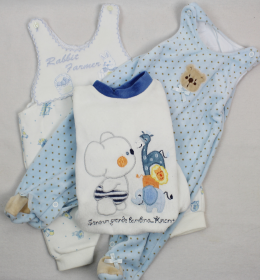 pack 3 pijamas bebe 1-3 m