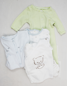 pack  pijamas bebe 1 m