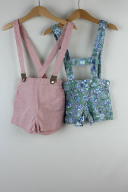 Pack 2 pantalon cortos niño