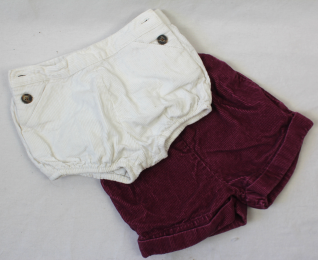 Pack 2 shorts bebe Gocco