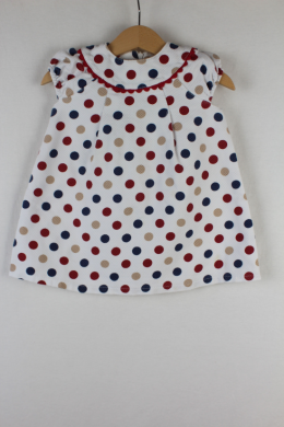 vestido lunares niña