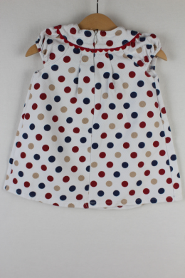 vestido lunares niña