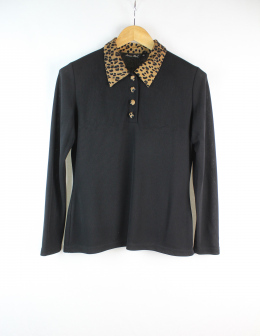 blusa punto animal print anna mora 42