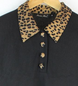blusa punto animal print anna mora 42