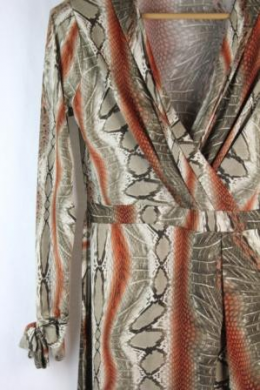vestido punto animal print takezo m/40.42