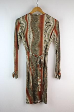 vestido punto animal print takezo m/40.42