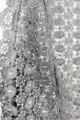 chaleco crochet gris