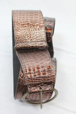cinturon ancho animal print