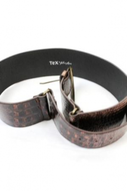cinturon ancho animal print