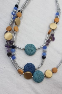 collar resina multicolor