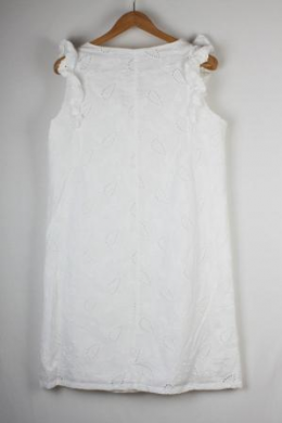 vestido bordado blanco