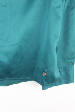 camisa satinada verde milano