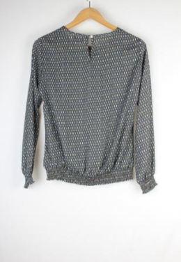 blusa estampada verde trovels