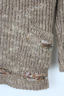 jersey punto canale marron modele depose