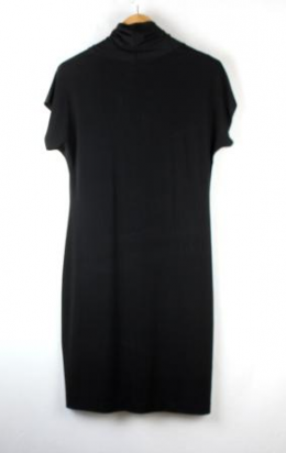 vestido punto negro naulover