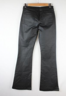pantalon flare encerado negro Fionina