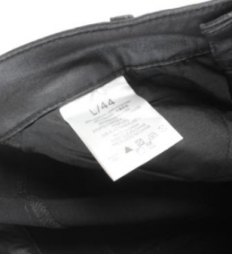pantalon flare encerado negro Fionina