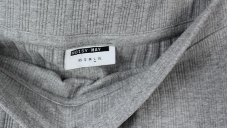 falda punto gris Noisy May