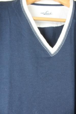 camiseta manga larga azul van laack