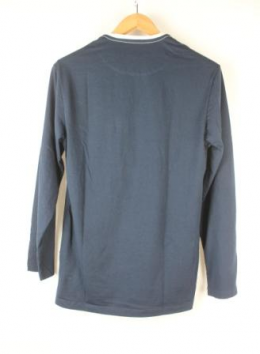 camiseta manga larga azul van laack