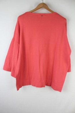 jersey punto naranja violeta by mango