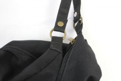 bolso tela bordado