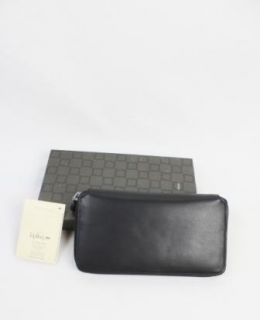 cartera piel negro kipling