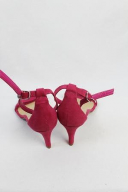 sandalias efecto ante fucsia marypaz