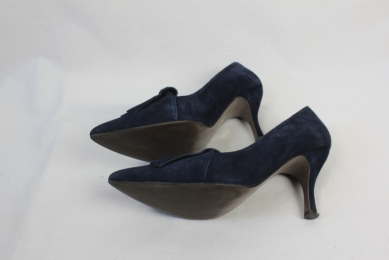 zapatos tacon azul marino Paco Herrero