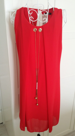 Vestido rojo Quiz, t-L