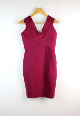 vestido punto bodycon L