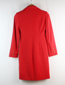 vestido camisero tipo blazer rojo S