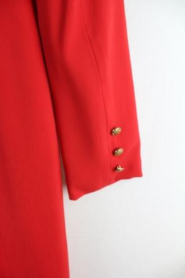 vestido camisero tipo blazer rojo S