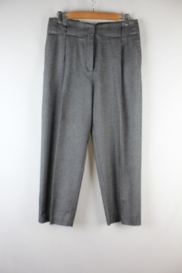 pantalon pinzas espiga mango