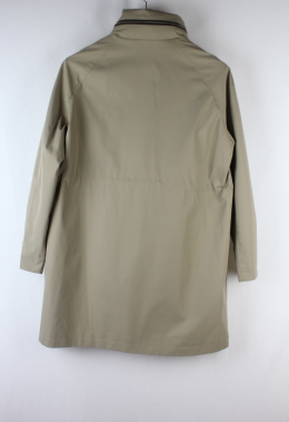 gabardina oversize caqui zara