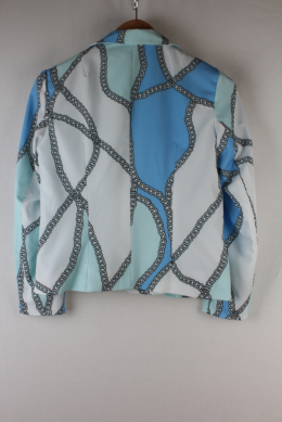 blazer estampada cadenas