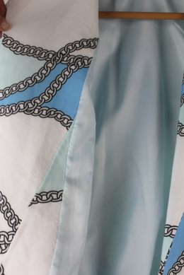 blazer estampada cadenas