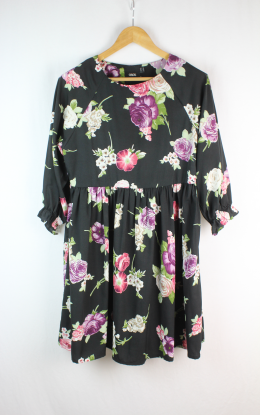 mini vestido floral asos 38/40