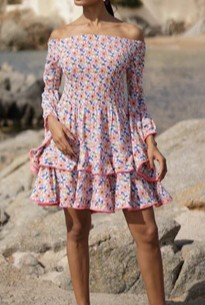 vestido estampado luna llena