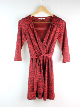 vestido estampado tintoretto 38